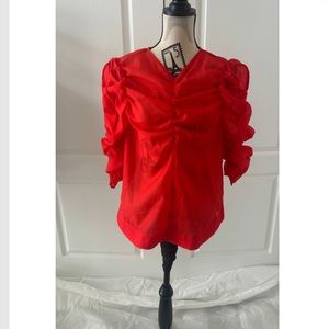 H&M Rose Red Blouse